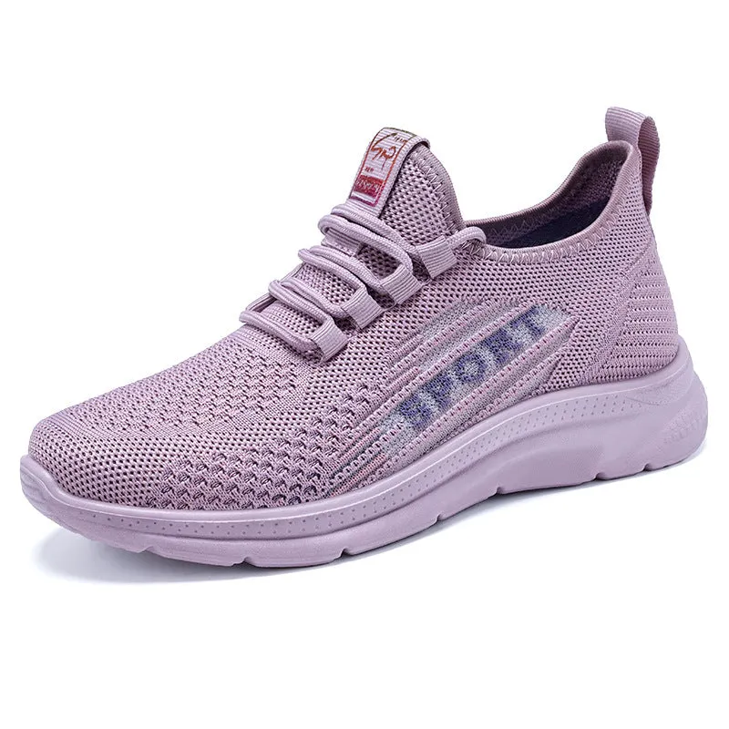Soft and Breathable Women's Running Sneakers with Memory Foam