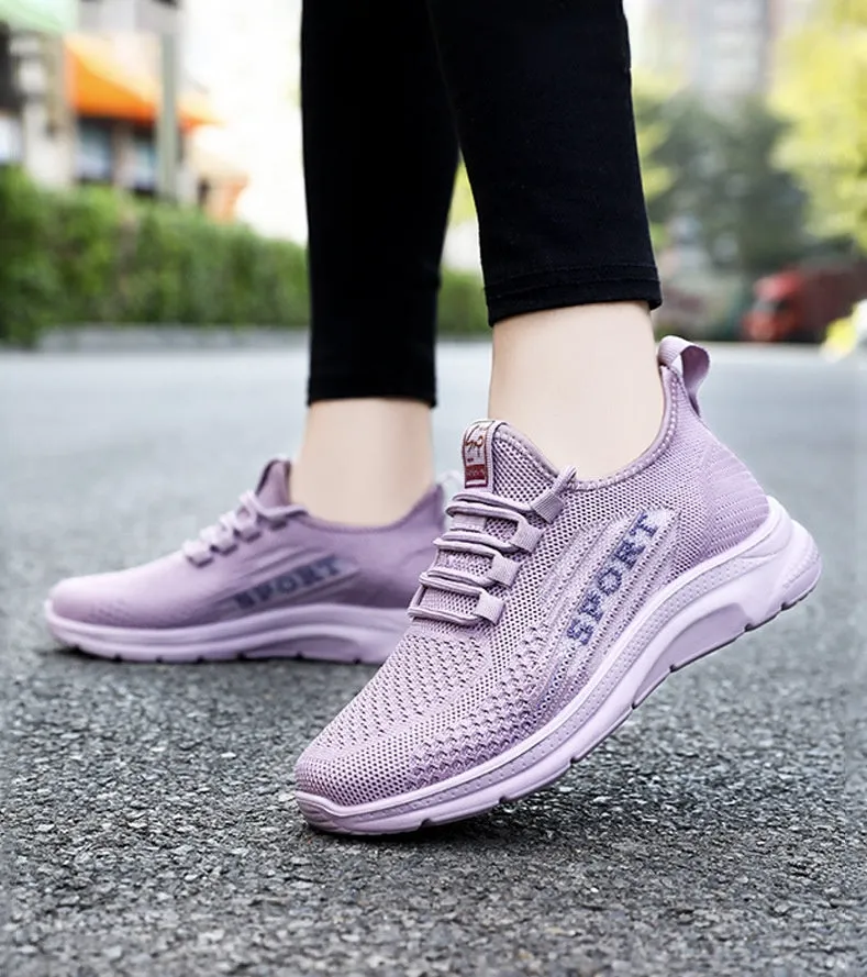 Soft and Breathable Women's Running Sneakers with Memory Foam