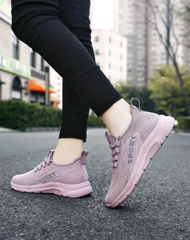 Soft and Breathable Women's Running Sneakers with Memory Foam