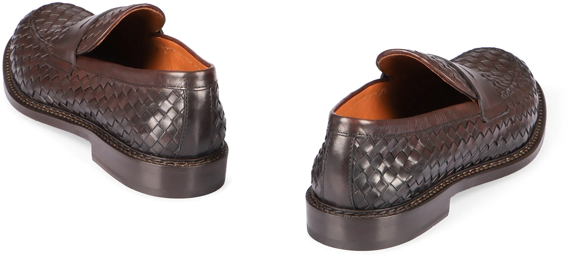 Straw Leather loafers