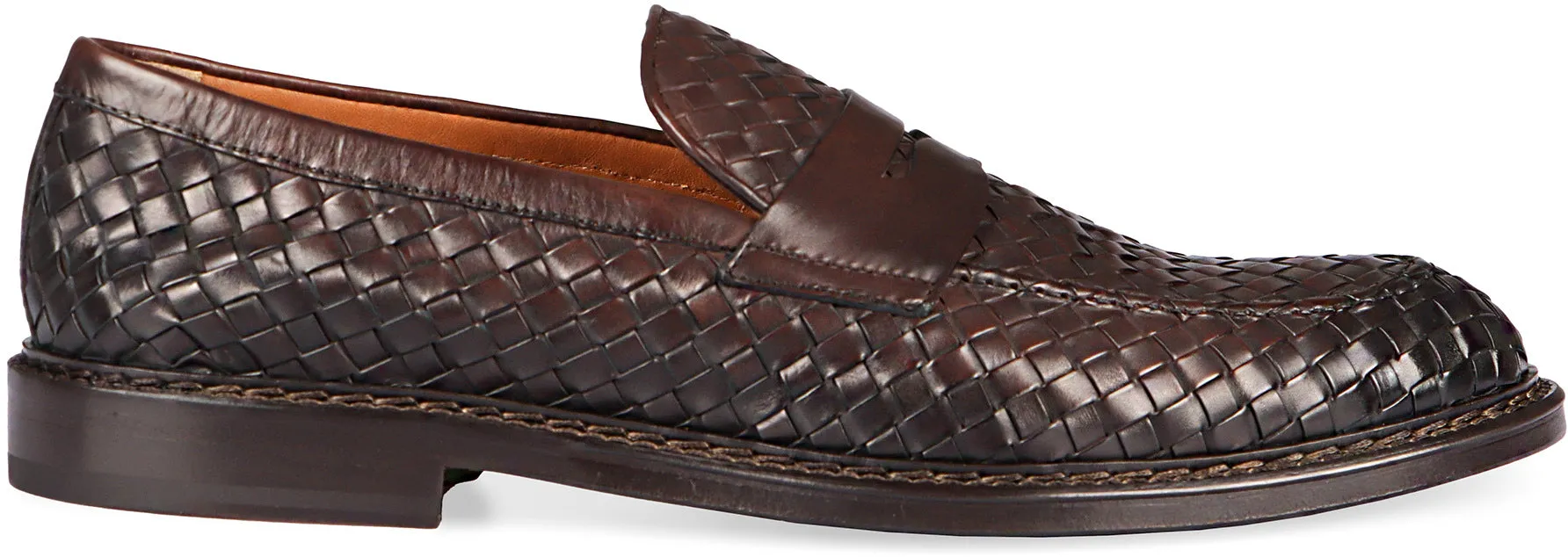 Straw Leather loafers