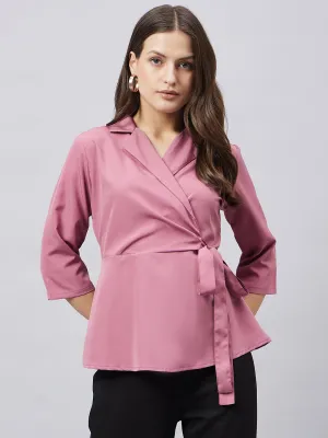 Style Quotient Women Solid Overlap Top