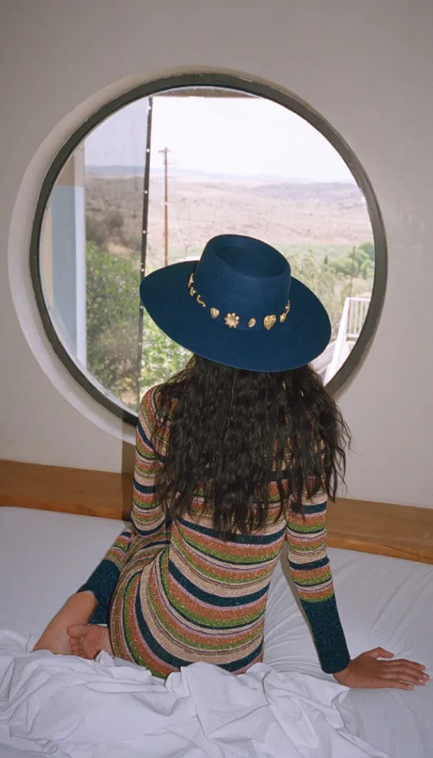 The Navy Cosmic Boater Hat