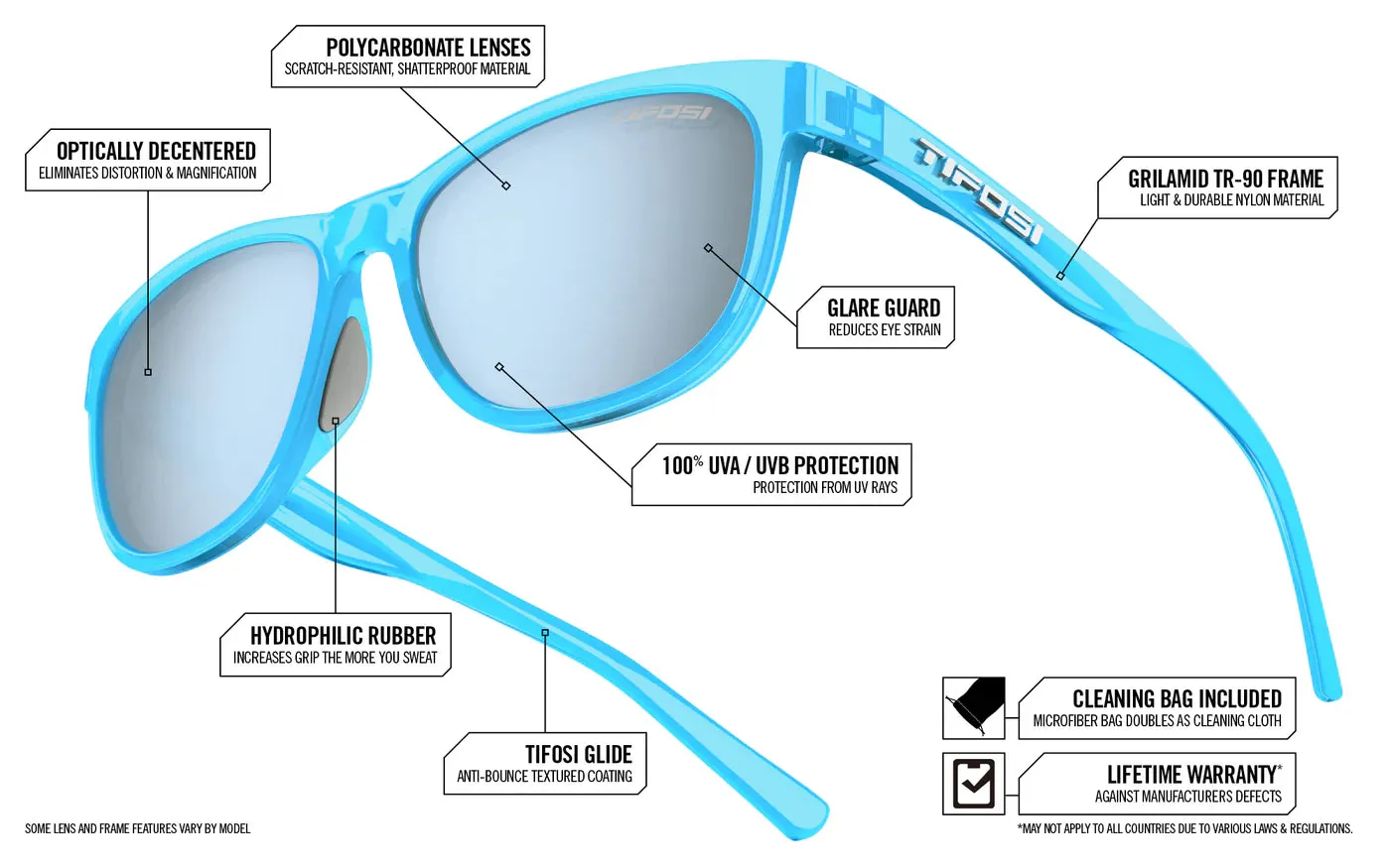 TIFOSI Swank Sport Sunglasses - Crystal Brown