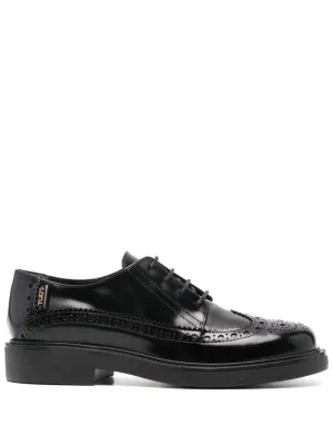 TOD'S Perforated Lace-Up Flats for Women