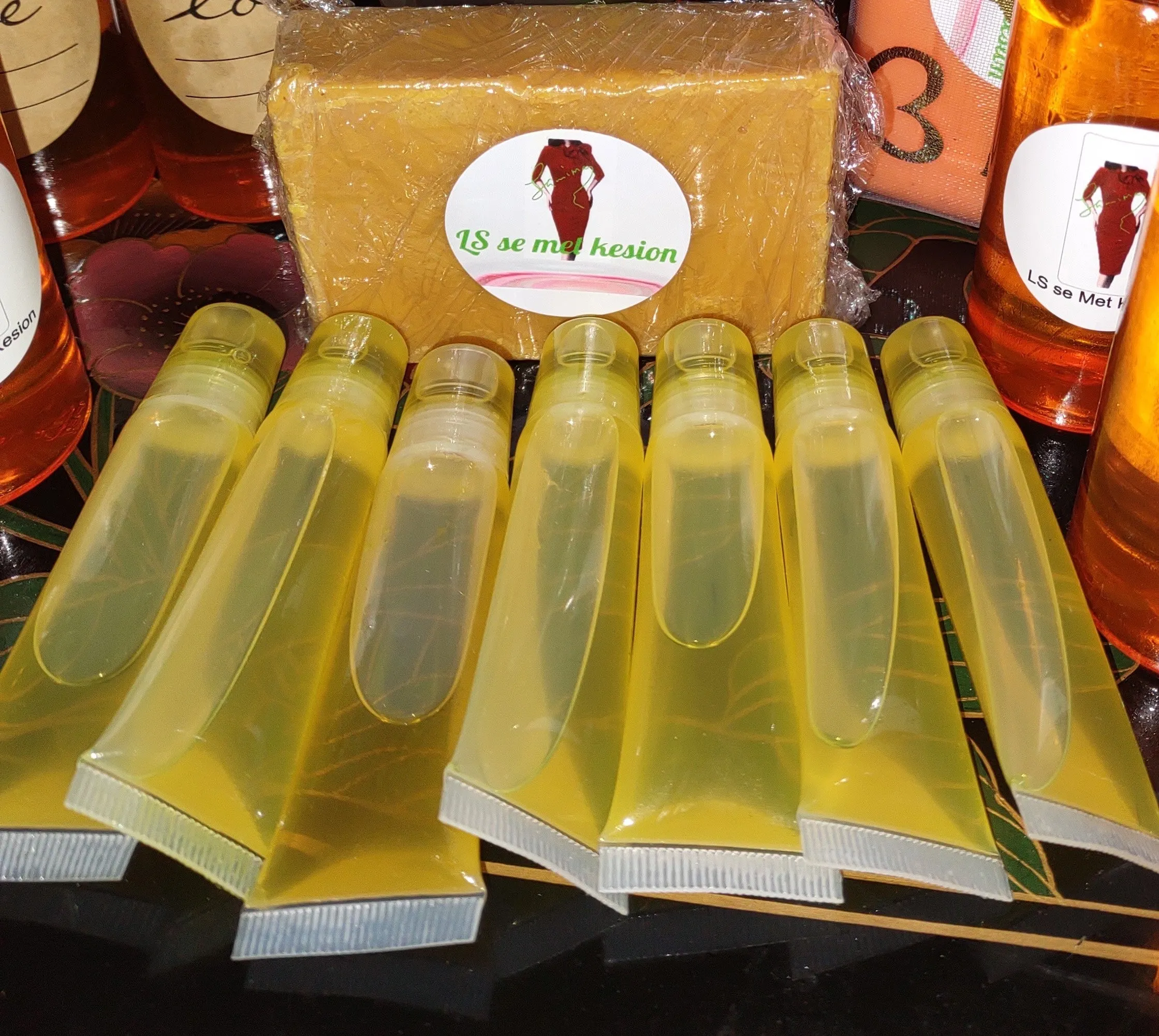 Turmeric Soap and Oil Set.