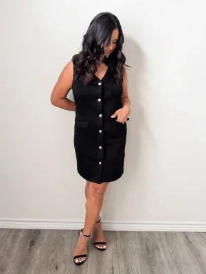 Tuxedo Vest Dress
