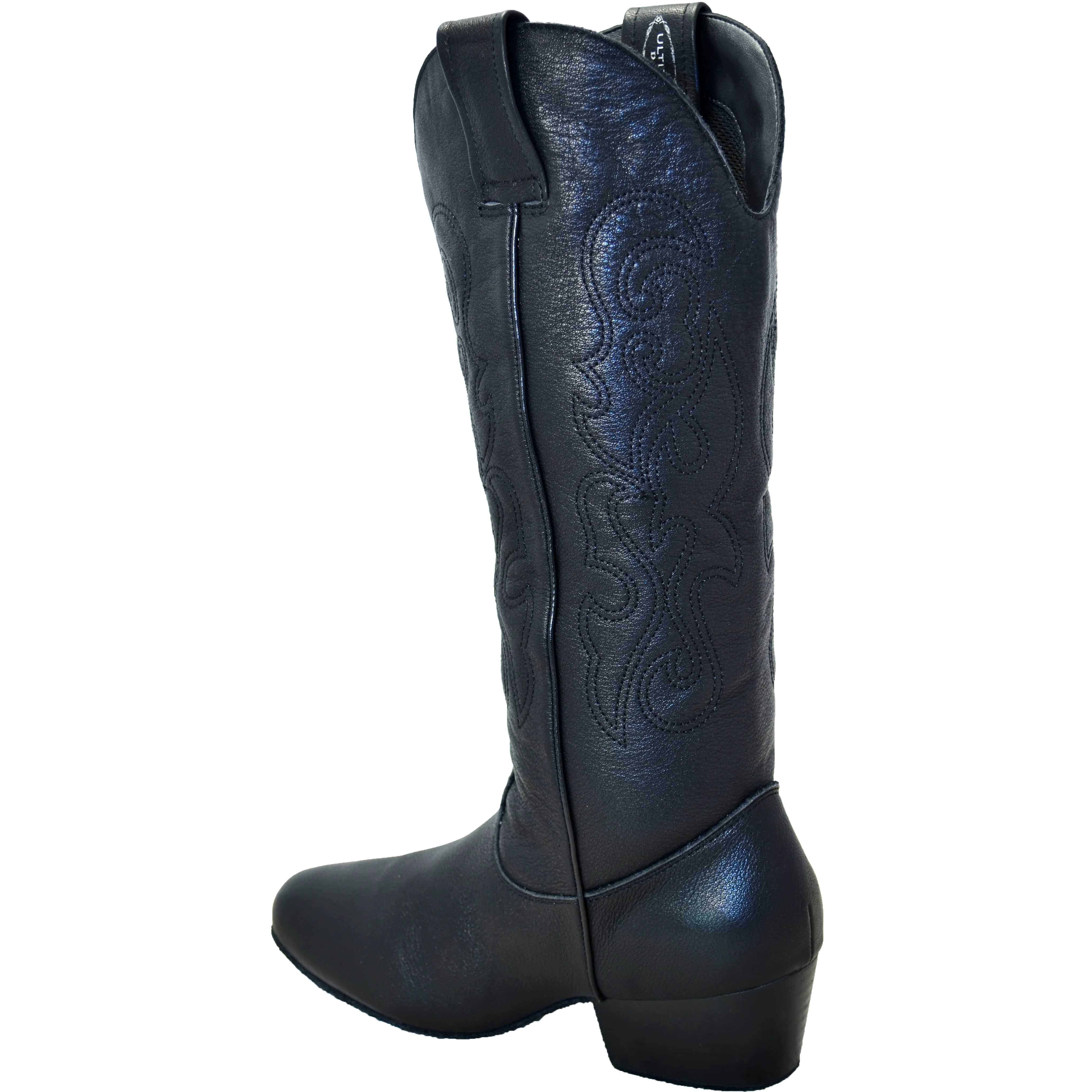 Ultimate - Women's Pro Country Boot - Black Leather - No Zipper