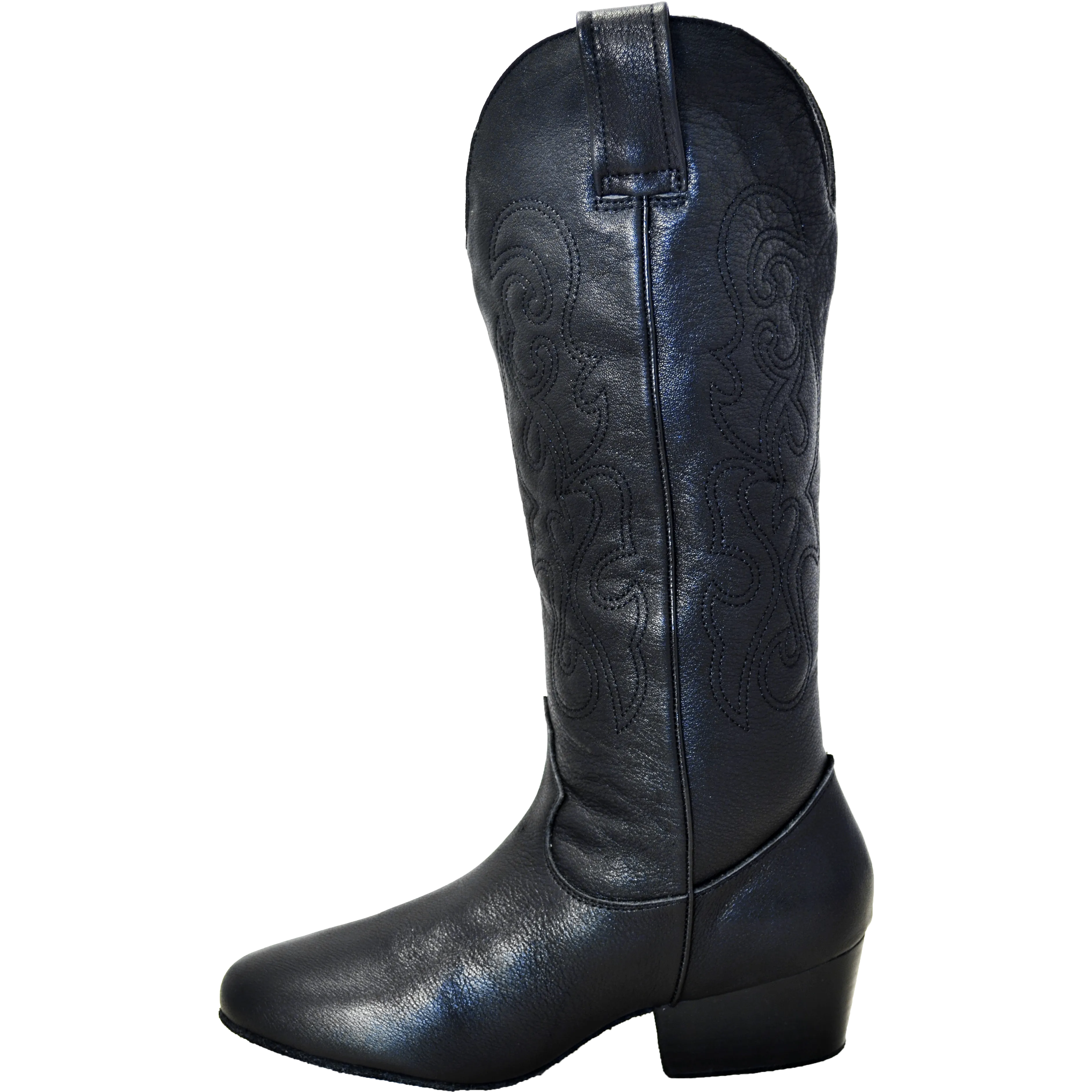 Ultimate - Women's Pro Country Boot - Black Leather - No Zipper