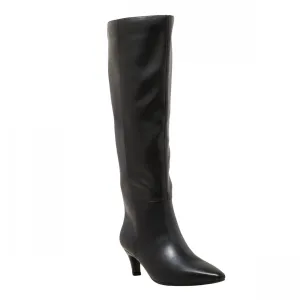 Universal Thread  Kendra Kitten Heel Tall Dress Boots Memory Foam Black 9.5M