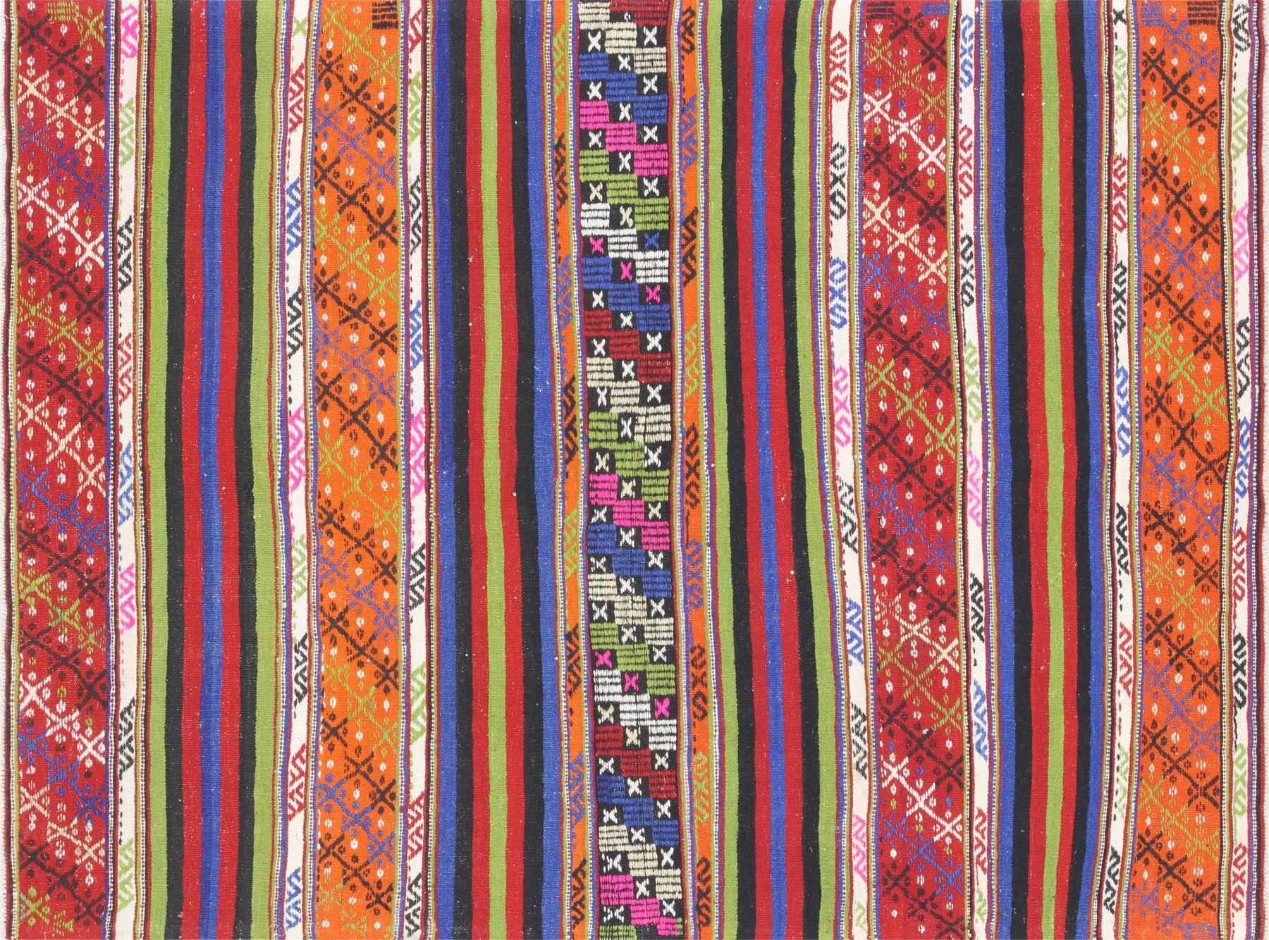 Vintage Turkish Kilim - 5'3" x 7'