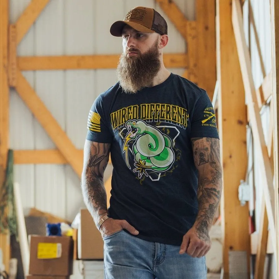 Wired Different T-Shirt - Midnight Navy