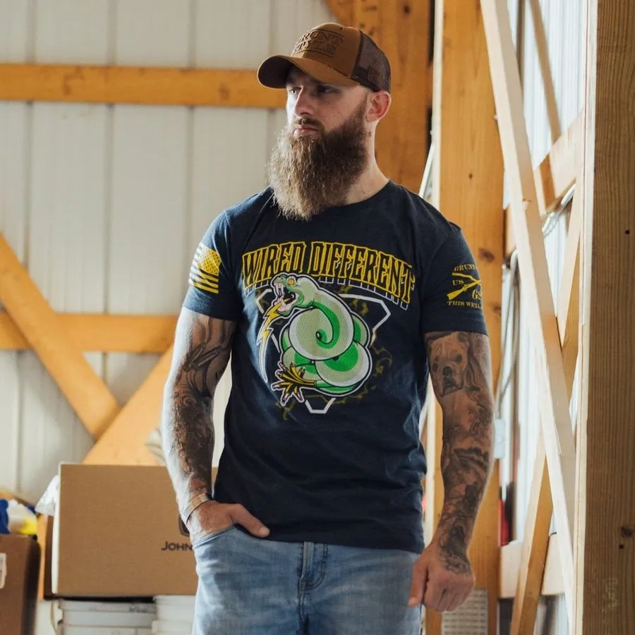 Wired Different T-Shirt - Midnight Navy