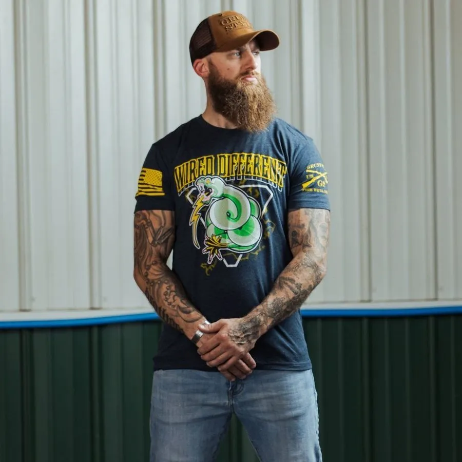 Wired Different T-Shirt - Midnight Navy
