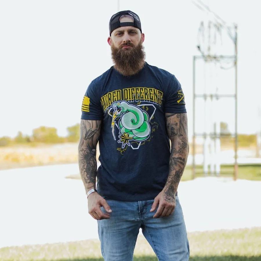 Wired Different T-Shirt - Midnight Navy