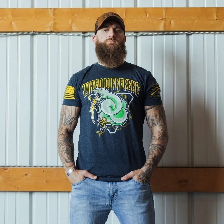 Wired Different T-Shirt - Midnight Navy