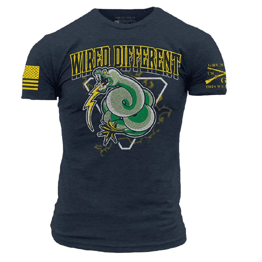 Wired Different T-Shirt - Midnight Navy