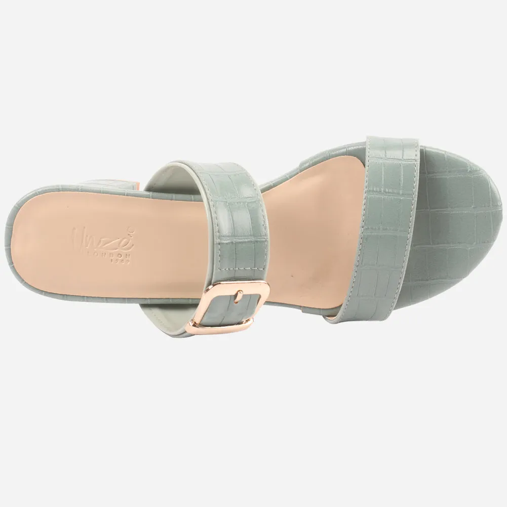 Women "PINKOLA" Block Heel Summer Sandals