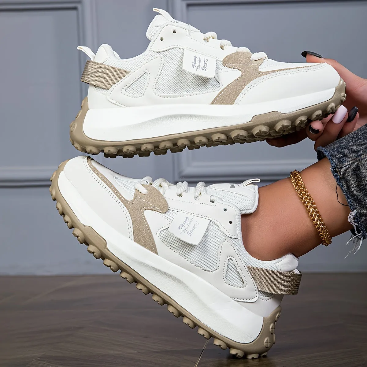 Women's Mesh Sneakers Low-Top Trainers