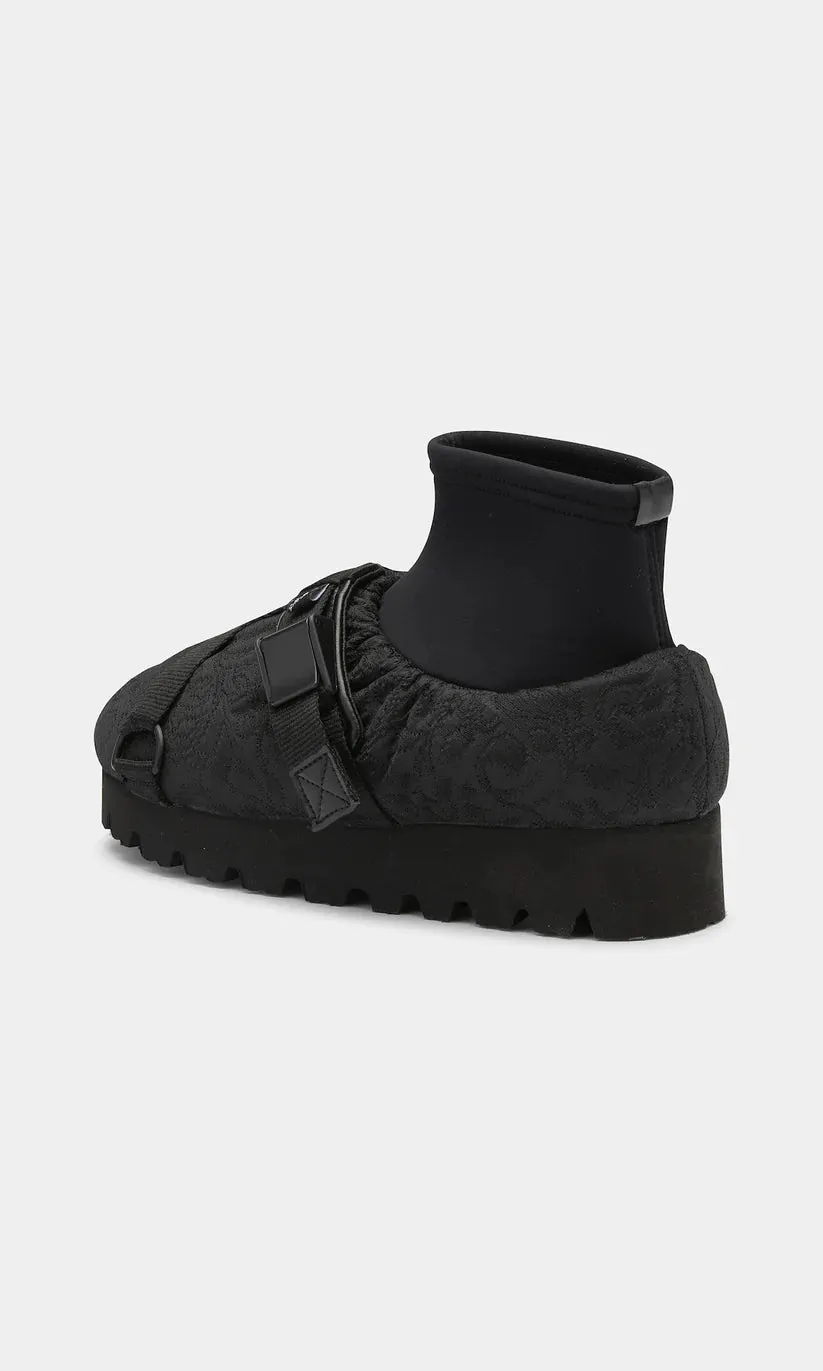 Yume Yume Camp Shoe Mid Black Jacquard
